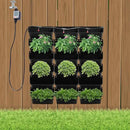 Self-Watering Wall-Mounted Planter, Vertical Garden Planter Set with 18 Pots, Stackable Plant Grow Pots with Electronic Timer for Growing Veggies, Fruits, Herbs, Flowers. by CozyNest Decor