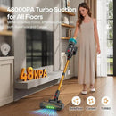 Cordless Vacuum Cleaner, Upgraded 580W 48KPA 65Mins Vacuum Cleaners for Home, Stick Vacuum with Self-Standing and Touch Screen, Anti-Tangled Handheld Vacuum for Pet Hair, Floors, Carpets, K10 by CozyNest Decor