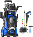 Pressure Washer with 4 Quick Connect Nozzles,Inlet Hose & Filter, Foam Cannon for Cars/Fences/Driveways Cleaning by GreenHaven Gardens