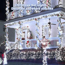 Christmas Net Lights for Bushes - 360 LED Net Lights Outdoor Plug in with Remote, 12x5 ft Extendable 8 Modes Christmas Net Lights Waterproof for Outside Gazebo Lawn Wedding Patio Garden Tree (White) by GreenHaven Gardens