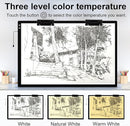 elice A1 Rechargeable Diamond Art Light Board (35.4''x 23.6''), Extra Large Wireless LED Light Box for Tracing and Drawing, 3-Color Light Modes Light Pad, 6000 mAh Battery Light Table for Artists DIY by TinyTreasures Baby Boutique