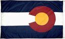 FlagSource Colorado Nylon State Flag, Made in the USA, 3x5' by GreenHaven Gardens