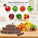 Ahopegarden 50pcs Hydroponic Pods Kit: Compatible with AeroGarden Herb Kits with 50 Grow Sponges; 50 Pods Lable, Highly Breathable - Indoor Garden Kit Supplies for Most Brands by GreenHaven Gardens