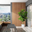 5ft Artificial Fiddle Leaf Fig Tree (60in) with Plastic Nursery Pot Faux Tree, Ficus Lyrata Fake Plant for Office House Farmhouse Living Room Home Decor (Indoor/Outdoor) by CozyNest Decor