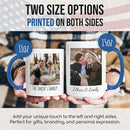 Custom Mug Upload Your Picture Personalized Coffee Mug with Photo Text Name Customized Cup Unique Ideas Gifts for Men Women Mom Dad Halloween Christmas Thanksgiving Friend Family (Blue, 11oz) by TinyTreasures Baby Boutique