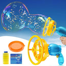 Sloosh Whale Bubble Gun with Refill Solution, Bubble Gun Machine Blower Toy for Kids, Adults, Summer, Party Favors, Easter Basket Stuffers, Birthday Gift by TinyTreasures Baby Boutique