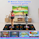 Dance Mat for Kid & Adult, Double Dance Mats for TV, Electronic Dance Pad Game with Camera, Exercise Dance Game for TV,Plug and Play Dancing Mat for Family Games, Xmas Birthday Gifts Ideas by TinyTreasures Baby Boutique