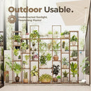 Bamworld Plant Stand Indoor 30 Pots Large Plant Shelf Wide Tall Outdoor Plant Holder Wood for Multiple Plants Plant Rack for Living Room Garden Balcony Flower by GreenHaven Gardens