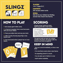 Slingz by Blue Orange Games, Fast and Hilarious Word Card Party Game of Categories for Ages 10 & Up, 2 to 7 Players by TinyTreasures Baby Boutique