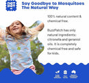 NATPAT Buzz Patch Mosquito Patch Stickers for Kids (3 pack, 180 stickers) - The Original All Natural Citronella Essential Oil Insect Patch, Plant Based Ingredients, Non-Toxic, DEET Free, for Toddlers, by TinyTreasures Baby Boutique