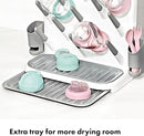 OXO Tot Expandable Drying Rack – Space-Saving Drying Rack | Newborn and Baby Essentials | Breastfeeding Essentials | Dry Baby Bottles | Save Space in Kitchen by TinyTreasures Baby Boutique