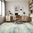 10x14 Area Rugs for Living Room: Soft Abstract Large Area Rug Non-Shedding Anti-Skid Stain Resistant Indoor Floor Modern Washable Rugs for Bedroom Dining Room Nursery Farmhouse Home Office-Blue/Gray by TinyTreasures Baby Boutique