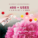 Clean-n-Fresh Toilet Spray, Wild Peony Scent, Bathroom Odor Eliminator & Air Freshener For Room, Trash Cans, Shoes, Fabrics, 3.4 Fl Oz(2 Pack) by CozyNest Decor