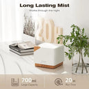 ASAKUKI 700 ml Premium Essential Oil Diffuser, 5 in 1 Ultrasonic Aromatherapy Fragrant Oil Vaporizer Humidifier, Timer and Auto-Off Safety Switch, 7 LED Light Colors by CozyNest Decor