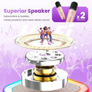 Mini Karaoke Machine for Kids Adults, Portable Bluetooth Speaker with 2 Wireless Karaoke Microphones,2025 TOP Birthday Gifts Toys for Girls 3, 4, 5, 6, 7, 8+Years Old Toddler Karaoke Player by TinyTreasures Baby Boutique