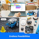 Makeblock mBot Robot Kit with Scratch Coding Box, STEM Projects for Kids Learn to Code with Scratch Arduino, Programmable Robot with 4 Programming Learning Projects, Gifts for Boys Girls Aged 8-12 by TinyTreasures Baby Boutique