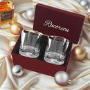 Crystal Whiskey Glasses Set of 2 – 10oz Old Fashioned Rocks Glass for Scotch, Bourbon, Rum & Cocktail – Premium Gift for Men, Dad, or Husband by CozyNest Decor