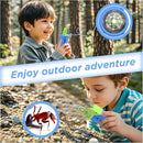 Walkie Talkies for Kids,5 Colourful Channels 2 Way Radio,Compass Flashlight and Magnifying Glass,3 Miles Long Range for Adventure Game,Outside, Camping, Hiking,Toys for 3-12 Year Old Boys Girls by TinyTreasures Baby Boutique