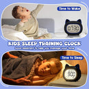 Kids Alarm Clock with Night Light for Kids, Small Digital Alarm Clocks for Bedrooms, Routine Builder, Cute Cat Alarm Clock with Sleep Training, Snooze, 12/24H, Date & Day, Temperature, USB Port by TinyTreasures Baby Boutique