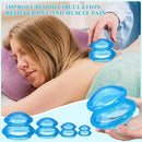 Geiserailie 16 Pcs 4 Sizes Cupping Therapy Set Silicone Cupping Massage Cups Professional Chinese Therapy Cup Vacuum for Body Muscle Nerve(Blue) by CozyNest Decor