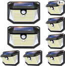 Solar Lights Outdoor Motion Sensor, 178 LED 300LM Waterproof IP65, Wall Mounted Security Light with 3 Modes, 270° Wide AngleWide Angle, Solar Powered for Garden, Yard, Patio, Front Door(8Pack) by GreenHaven Gardens