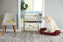 Safety 1st Easy Install Baby Gate for Doorways, Auto-Close Pressure-Mounted Magnetic Latch, Indoor Dog Gates, No Drilling, Fits 29"-38", Grey by TinyTreasures Baby Boutique
