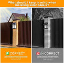 Joomer Solar Wall Lights Outdoor 2PACK ,Solar Wall Lantern with 3 Modes & Motion Sensor,Dusk to Dawn Porch Lights Fixture,Waterproof Exterior Lighting with Clear Panel for Entryway Front Door by GreenHaven Gardens