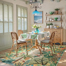 LIVEBOX Boho Jungle Animal Print 5 x 7 Area Rugs for Living Room, Soft Yellow Rug for Bedroom, Non-Slip Machine Washable Rugs for Dining Room Office, Kids Rugs for Playroom Sun Rug for Nursery Room by CozyNest Decor