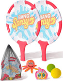Water Paddle Toss Game with Floating Octopus Ball, Fun Pool Toys Set, Beach Games for Family, and Pool Water Play Set for Friends by TinyTreasures Baby Boutique