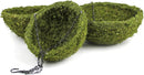 SuperMoss (29201) MossWeave Hanging Basket - Round, Fresh Green, Medium (14.5 Diameter)" by GreenHaven Gardens