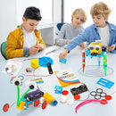 STEM Robotics Kits for Kids Age 8-12 8-10, Science Kits for Kids 5-7, STEM Toys for Boys Age 6 7 8 9 10 12 13 14 Girls Boys Birthday Gifts, Robot Building Crafts 6-8 Engineering Motor Set by TinyTreasures Baby Boutique