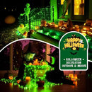 JMEXSUSS 2 Pack Green Solar Halloween Lights Each 66ft 200 LED Green Solar Lights Outdoor, 8 Modes Copper Wire Solar Fairy Lights for Garden Yard Patio Christmas Halloween Decorations