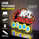 Casino Night Neon Sign for Wall Decor Casino Led Neon Light Dimmable Led Light Sign for Bar Casino Play Room Birthday Party Decor by CozyNest Decor