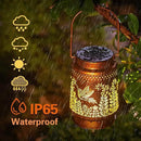 Hummingbird Solar Lanterns Outdoor Waterproof Hanging Solar Lights Hummingbird Gifts for Women Men Metal Decorative LED Hummingbird Lanterns for Garden Decor,Yard,Patio,Lawn,Tabletop,Pathway,Landscape by GreenHaven Gardens