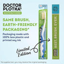 MOUTHWATCHERS Soft Flossing Manual Toothbrush for Adults, 2 Pack, Blue, Ultra Clean, Good for Sensitive Teeth and Gums, by Dr. Plotka's by CozyNest Decor