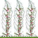 3 Pack Metal Garden Trellis for Climbing Plants,Green Metal Garden Trellis for Vines Plant Rose Vegetable Support,Large Decorative Outdoor Trellis by GreenHaven Gardens