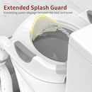 Potty Training Seat, Upgrade 2 in 1 Potty Training Toilet for Toddler, Toddler Toilet Seat for Boys Girls with Splash Guard, Anti-Slip Pad and Step Stool (Grey) by TinyTreasures Baby Boutique