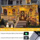 JMEXSUSS 1000LED Green Wire String Lights Warm White by GreenHaven Gardens