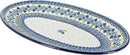 Blue Rose Polish Pottery Eliza Oval Platter by CozyNest Decor
