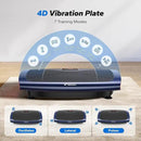 MERACH Vibration Plate Exercise Machine, 3D & 4D Vibration Plate with 2 Tension Ropes LED Display, Whole Body Vibration Platform for Women Men, Exercise Equipment for Home by CozyNest Decor