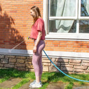 Fevone 75 ft Garden Hose, Heavy Duty Water Hose, Hybrid Polymer, Kink Resistance, Flexible, Durable, Leak Free, Aluminum Fittings, 3/4" GHT, 5/8" ID, 600 Psi, Drinking Water Safe by GreenHaven Gardens