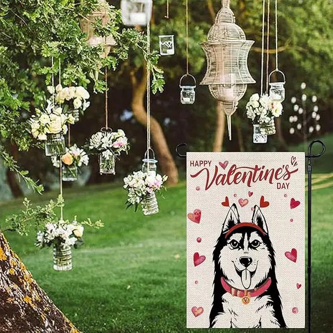 Seasonal Garden Flags Husky Double Sided Flags Set of 11 Holiday Farmhouse Indoor Outdoor Yard Lawn Christmas Gifts Decorations 12.5x18 Inch, photo 5 of 5
