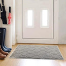 Door Mat Outdoor, 24x36, Welcome Mats for Entryway, Front Doormat for Home Entrance, Indoor Floor Mat, Durable, Non-Slip, Boot Scraper, Catches Muddy and Dirt(Grey) by CozyNest Decor