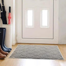 Door Mat Outdoor, 29x17, Welcome Mats for Entryway, Front Doormat for Home Entrance, Patio, Garage, High Traffic Areas, Indoor Floor Mat, Durable, Non-Slip, Catches Muddy and Dirt(Grey)