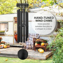 ASTARIN 48'' Wind Chimes for Outside Deep Tone - Large Windchimes with 6 Heavy Tubes, Outdoor Memorial Chimes Outdoor for Garden Hanging Décor,Sympathy Gifts，Black by CozyNest Decor