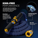 TITAN Flexible Garden Hose 15FT – Ultra Lightweight, Heavy Duty Water Hose with Brass Fittings & Jet Nozzle – Kink-Free, Non-Expanding, Durable Fabric Hose for Yard, Lawn, Car Wash, Outdoor Use by GreenHaven Gardens