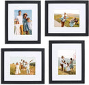 Sheffield Home 4 Piece Gallery Wall Frame Set, 8x10 Inch, Black by CozyNest Decor