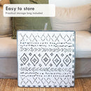 Lillefolk Baby Play Mat for Floor – 6x6ft Boho | Soft Non Toxic Premium EVA Foam Tiles for Tummy Time, Crawling & Playroom – Waterproof Interlocking Floor Mat for Babies & Toddlers (9 Tiles) by TinyTreasures Baby Boutique