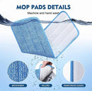 3 Pack Microfiber Mop Pads, Mop Replacement Pads Refills Floor Spray Mop Pads Wet Moping Pads Refill Reusable Pads Suitable for All Spray Mops Cleaning by CozyNest Decor