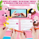 Crochet Kit for Beginners -Flamingo Family Crochet Kits with Step-by-Step Video Tutorials, Beginner Crochet Kit for Adults, Crochet Animal Kit for Kids, 3PCS Flamingo Crocheting Set(Pink) by TinyTreasures Baby Boutique
